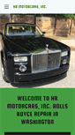 Mobile Screenshot of hrmotorcars.com